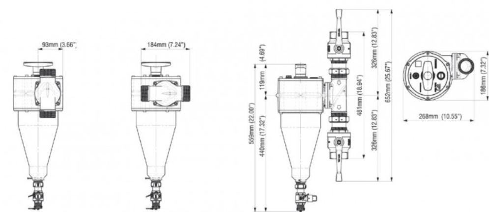 Filtras TF1 Delta DN50